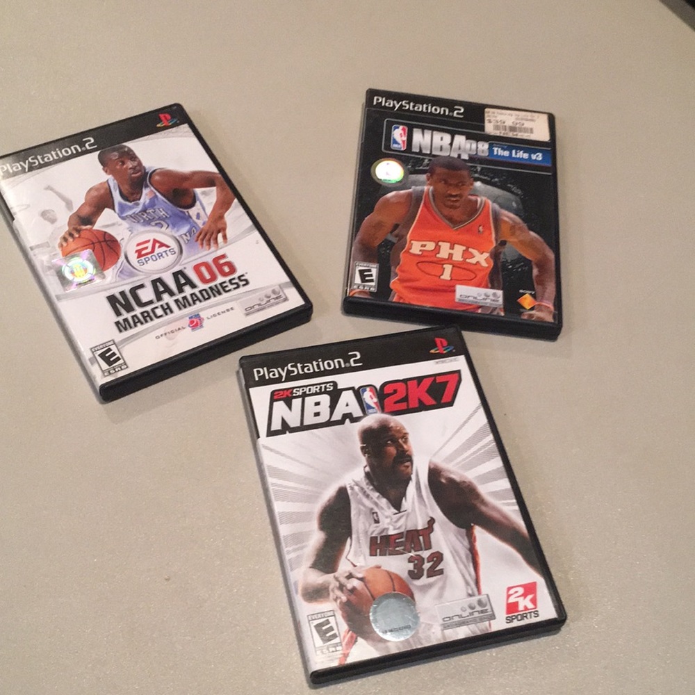 Like new plat station two basketball games